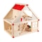 Toy Time Dollhouse Pretend Play, 2 Story Wood Playset, Furniture Accessories, Dolls, for Toddlers, Boys, Girls 403577BYU - alternate 1